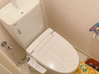 トイレリフォーム 汚れが溜まる原因を解消したキレイなトイレ